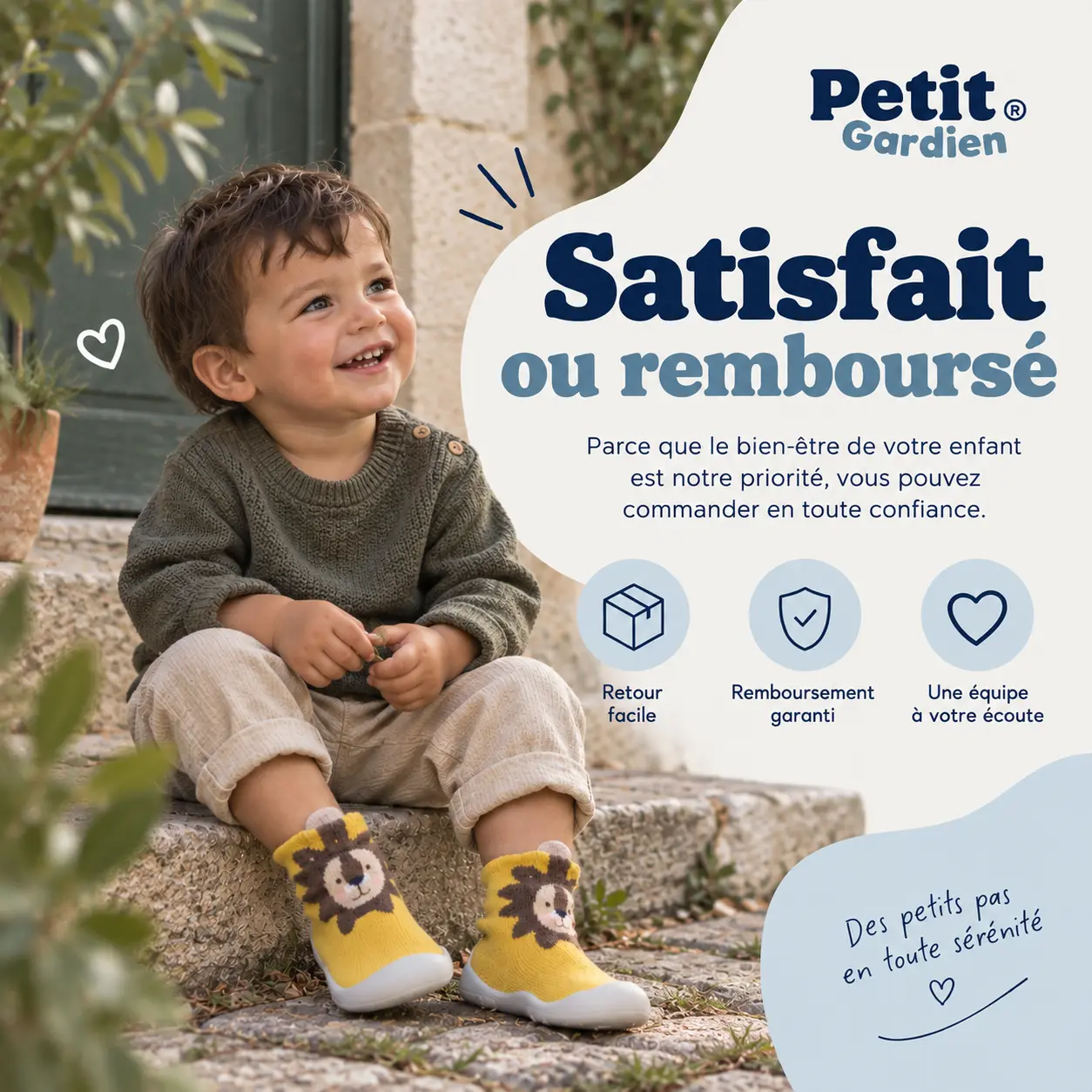 Satisfait ou remboursé : retour facile et remboursement garanti