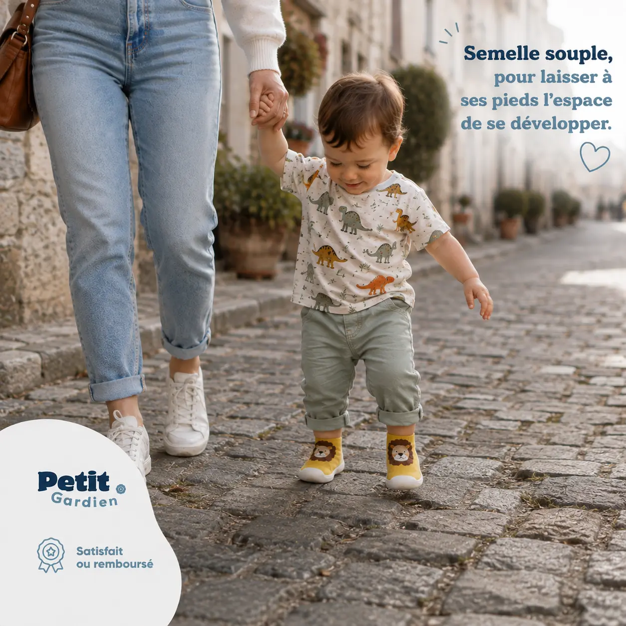 Chaussures-chaussettes Petit Gardien, vue principale
